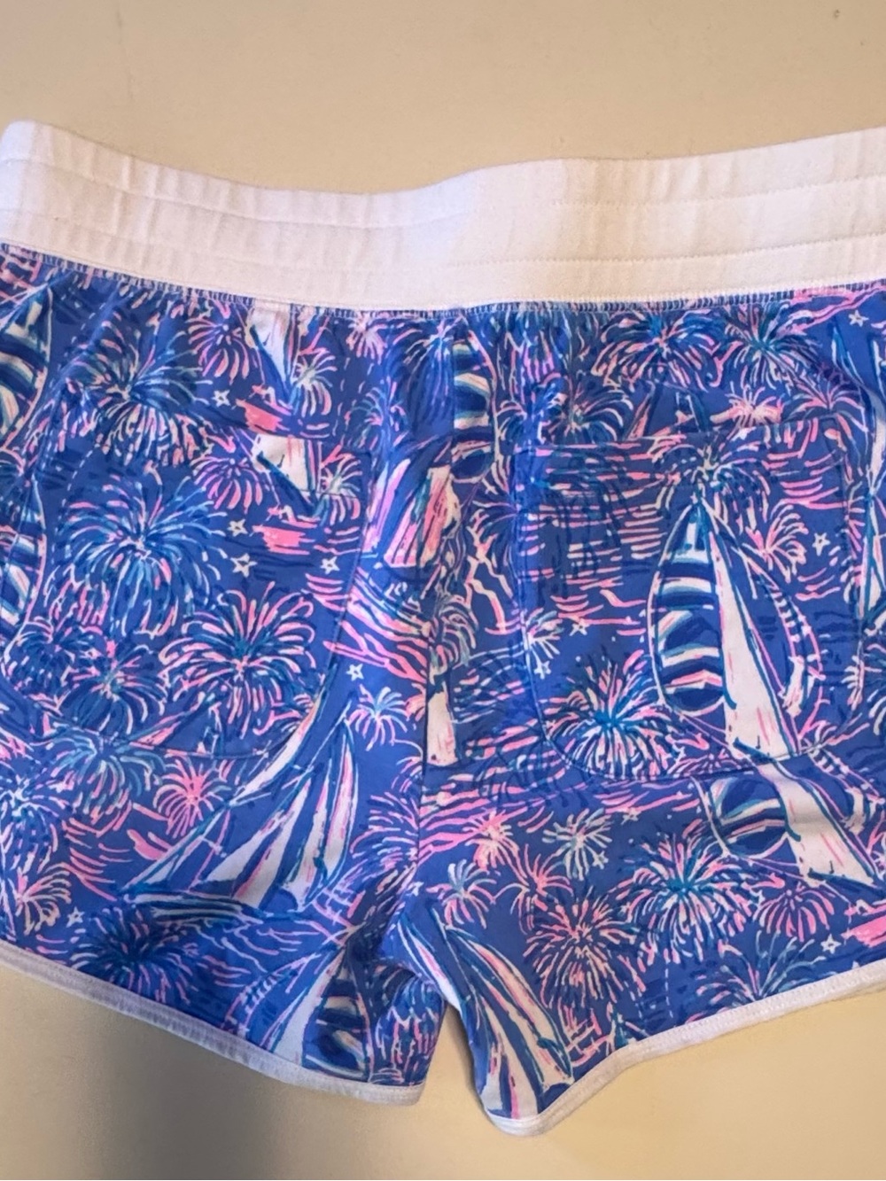 Hard to find print!!!! Lilly Pulitzer "Kiawah" hoodie and shorts set. Nwot - Picture 6 of 7